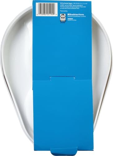 Clorox Toilet Plunger and Bowl Brush Combo with Caddy, 6.75 x 7 x 19.5 in, White/Gray
