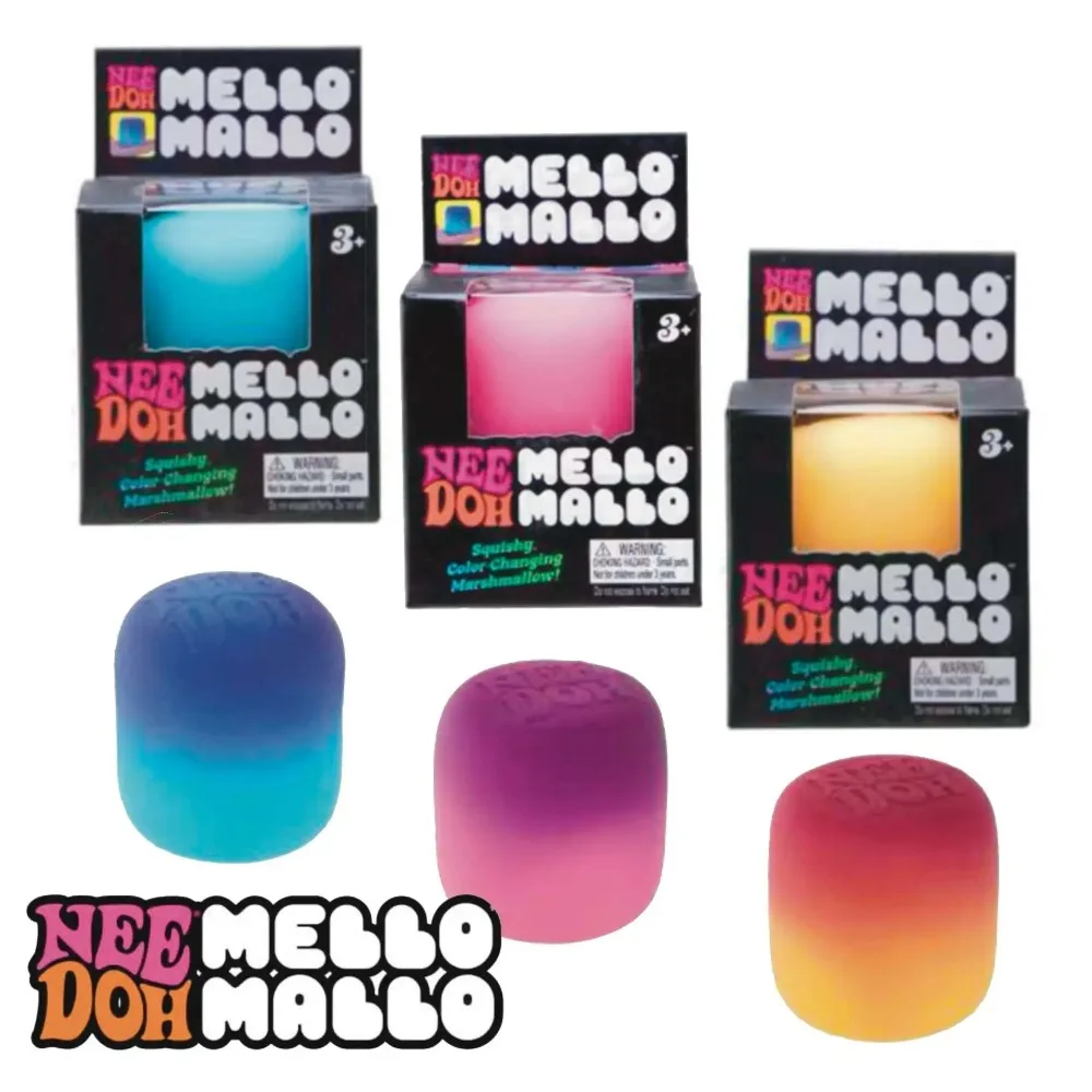 Nee doh Squeeze Blind Box Gift Supplies sensory toy, pinch and pressure reducing cube, squeeze able Fidget pressure reducing