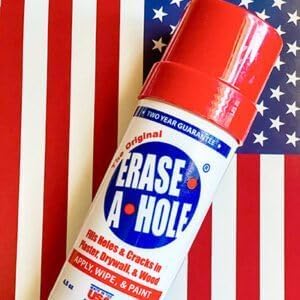 Erase-A-Hole Wall Repair Stick – Quick-Dry Nail & Screw Hole Filler for Drywall, Wood & Plaster – No Sand Spackle Alternative, Paintable Putty, 4.5 oz