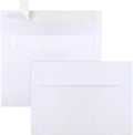 50 Packs 5x7 Envelopes, White A7 5x7 Envelopes for Invitations, Printable, Self Seal for Weddings, Photos, Postcards, Greeting Cards, Mailing