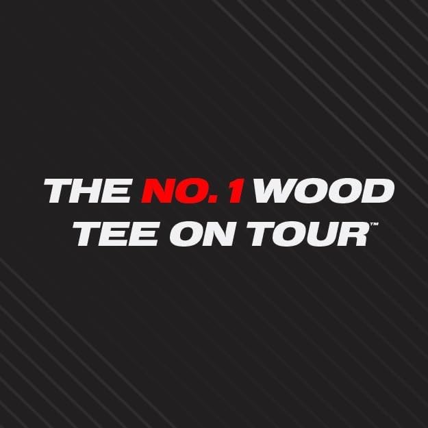 PrideSports PTS Wood Golf Tees | 100 Count, 2-3/4 Inch | #1 Wood Tee on Tour | Best for Drivers & Woods