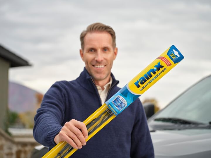 Rain-X 820149 WeatherBeater Wiper Blades, 22" Windshield Wipers (Pack of 2), Automotive Replacement Windshield Wiper Blades That Meet Or Exceed OEM...