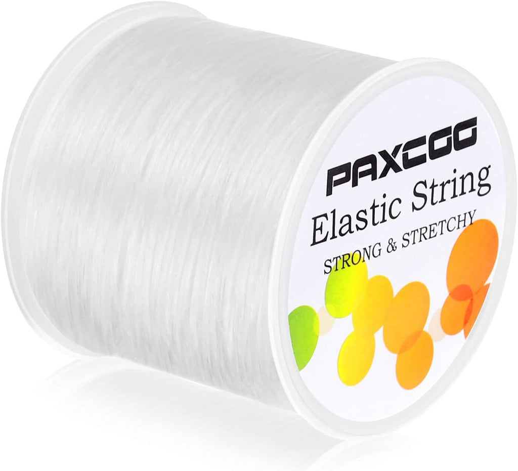 Paxcoo Elastic Bracelet String Cord Stretch Bead Cord for Jewelry Making and Bracelets Making