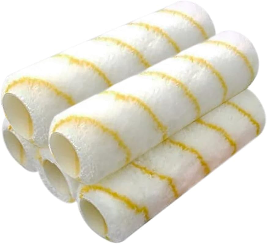 Pro Grade - Paint Roller Covers - 1/2 X 9 Inch Microfiber 5 Pack