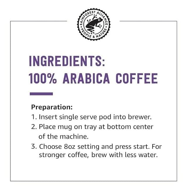 Solimo Dark Roast Coffee Pods, Compatible with Keurig 2.0 K-Cup Brewers 100 Count(Pack of 1)