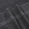 Utopia Towels Jumbo Bath Sheet 2 Piece, 600 GSM, 35 by 70 Inches, 100% Ring Spun Cotton, Absorbent and Quick Dry Extra Large Bath Towel, Grey