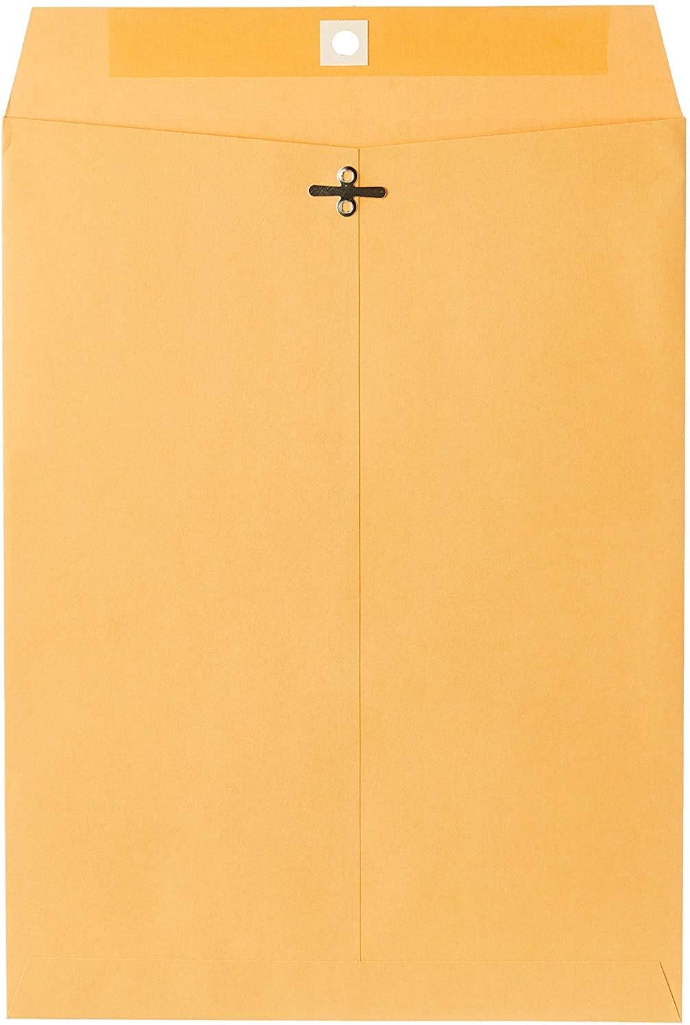 Mead Envelopes, 9" x 12", Clasp Closure, Brown Kraft All-Purpose 24-lb Paper Mailing Envelopes, 20 Count (76020)