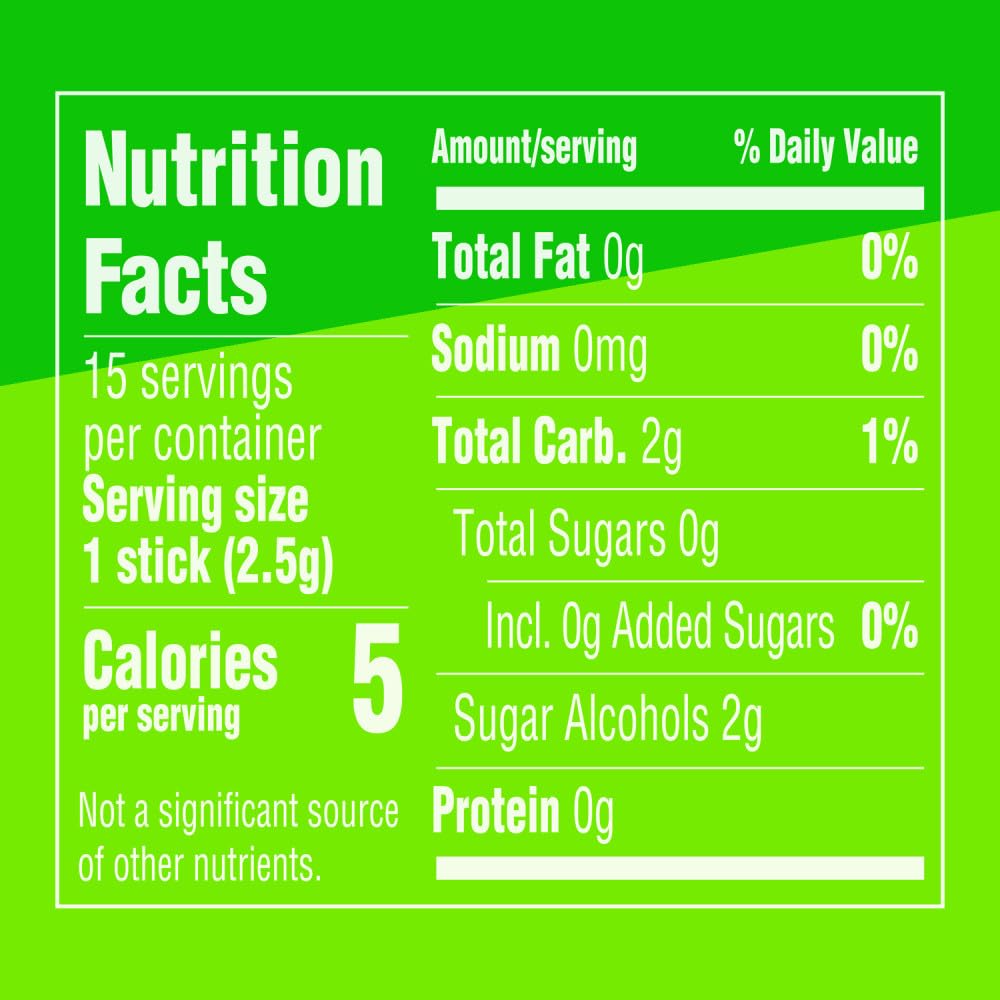 Extra Gum Spearmint Sugarfree Gum Bulk, Individually Wrapped, Perfect for Long Lasting Fresh Breath at School, Work & Travel 15 Count, Pack of 10