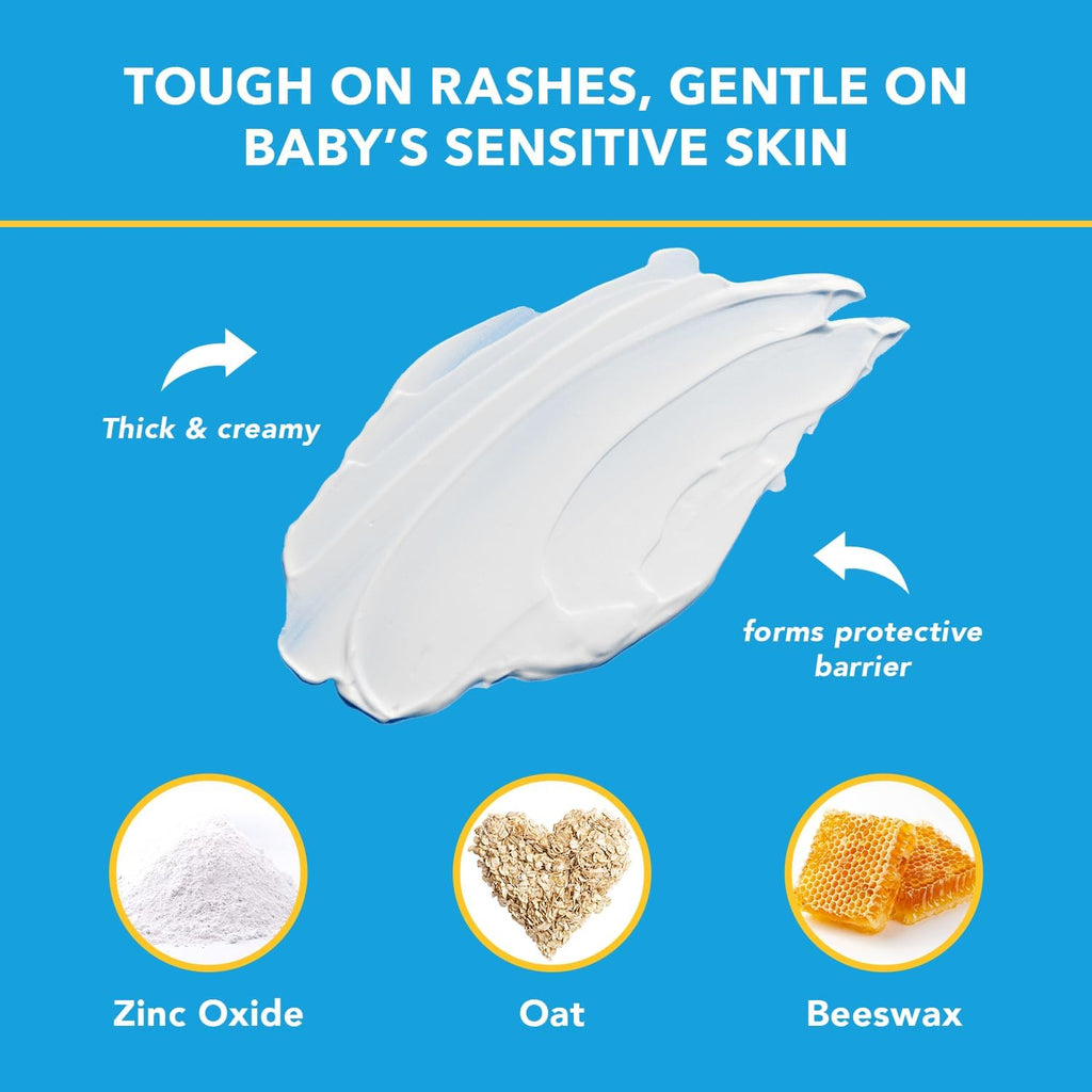 Triple Paste Diaper Rash Cream, Hypoallergenic Medicated Ointment for Babies, 16 oz (Packaging May Vary)