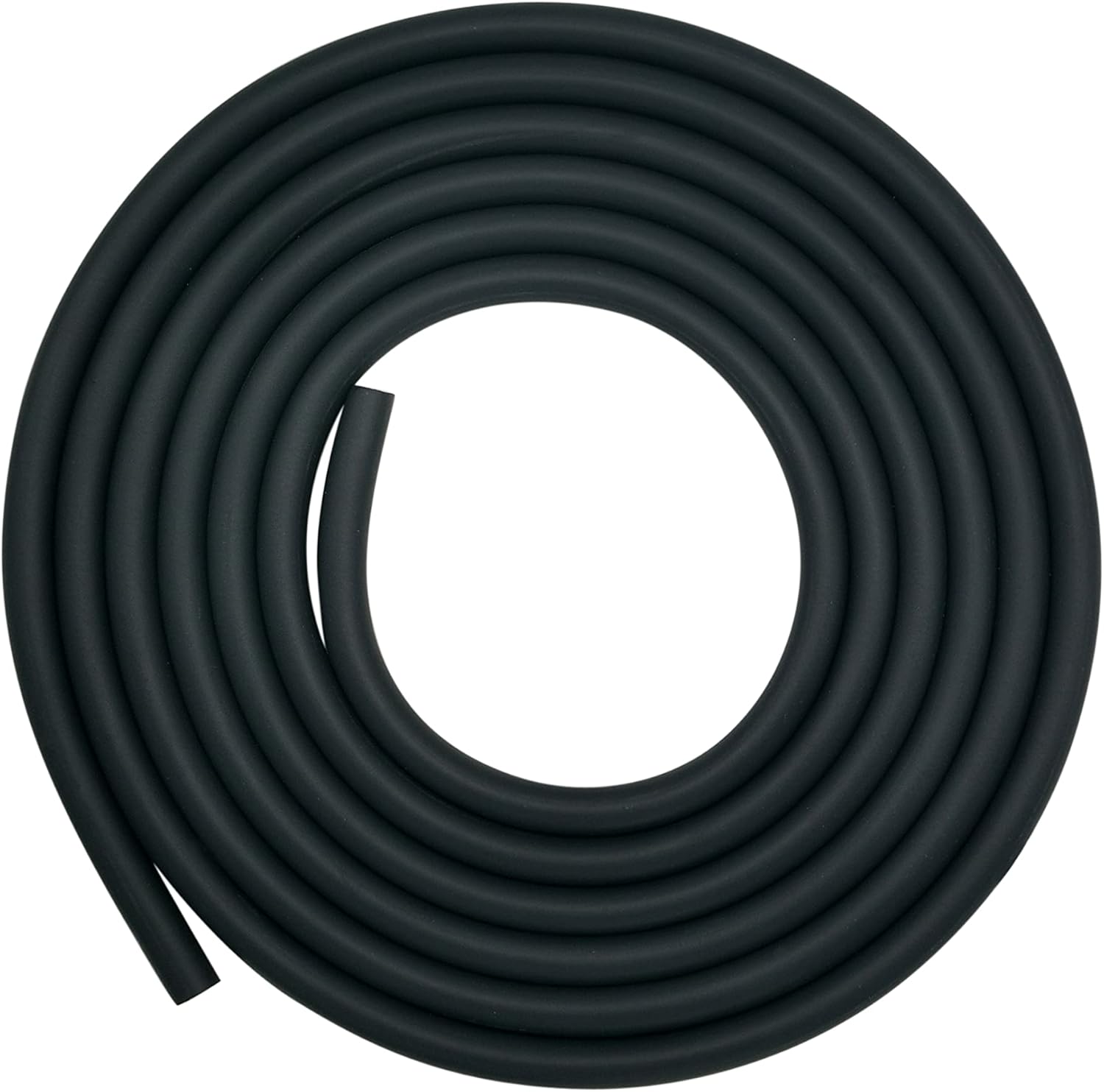 YAMAKATO 10 Feet 1/4 Inch ID Fuel Line Hose for Kawasaki Kohler Briggs & Stratton Small Gas Diesel Powersports Engines and Generators w/ 20 Clamp Rubber Black