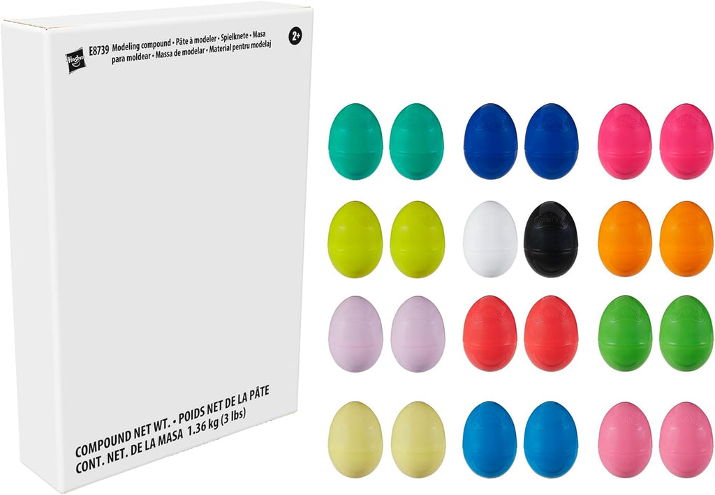 Play-Doh Eggs 24-Pack, Dinosaur & Dragon Egg Hunt Toys, Modeling Compound for Birthday Gifts & Party Favors, Easter Basket Stuffers, Kids Ages 2 and Up (Amazon Exclusive)