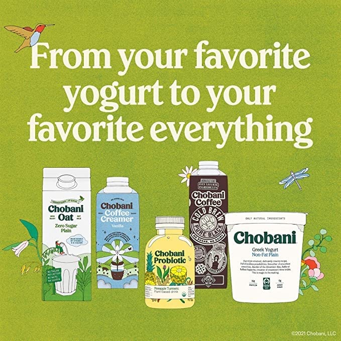 Chobani® Vanilla Blended Non-Fat Greek Yogurt 32oz
