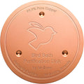 Mellbree Bird Bath Copper Disk, 0.6mm Reinforced 99.99% Pure Copper Cleaning Disk for Physical Safe Clean Water All-Season, Universal Fit for Outdoor Birdbaths, Bowl, Bird Bath Solar