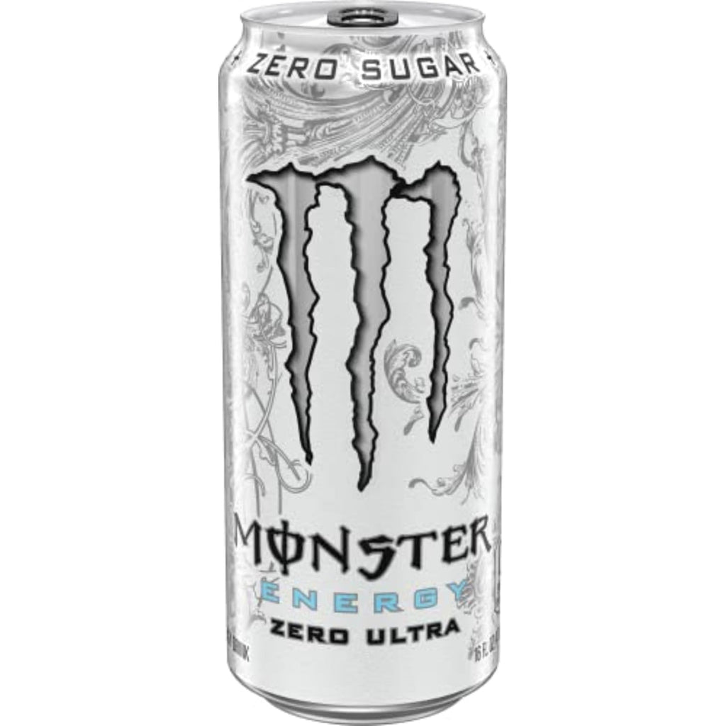 Monster Energy Zero Ultra, Sugar Free Energy Drink, 16 Ounce | Pack of 15