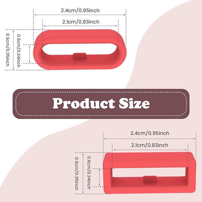 Multi-Color Band Keeper, Magic band locks, Silicone Fastener Rings Security Loop/Holder/Clips Compatible with Fitbit Charge/Charge HR/Garmin Vivofit/Disney Magic Bands 1.0/2.0 & More