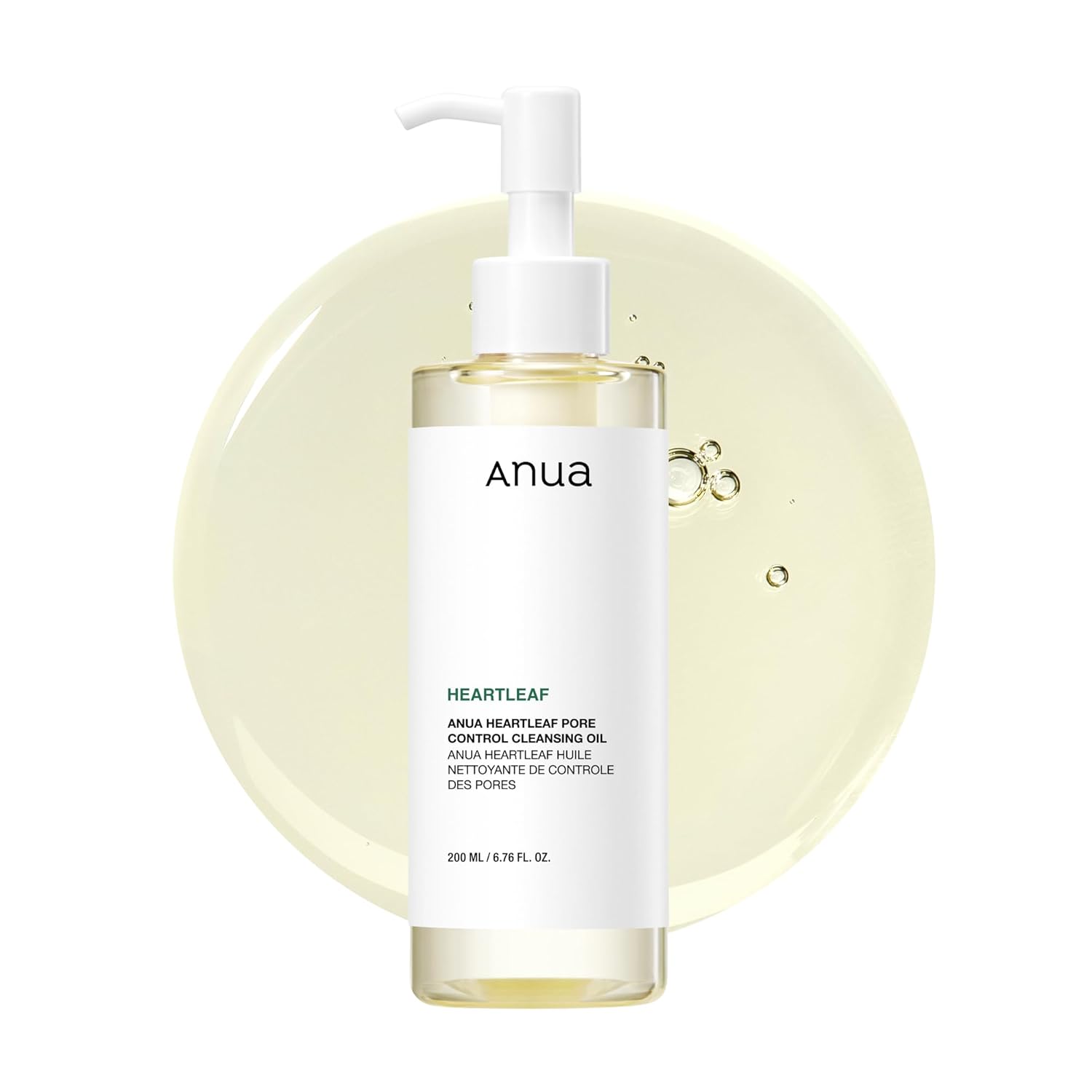 Anua Heartleaf Pore Control Cleansing Oil, Pore Cleanser, Sebum Care, Gentle Melting Oil Cleanser for Face, Safe For All Skin Type, Daily Hydrating Makeup...