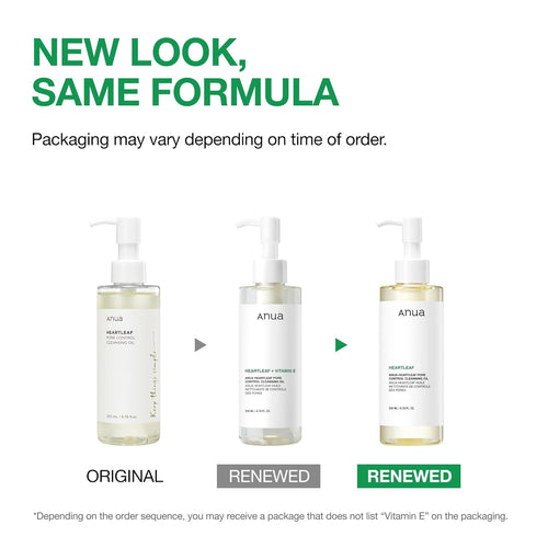 Anua Heartleaf Pore Control Cleansing Oil, Pore Cleanser, Sebum Care, Gentle Melting Oil Cleanser for Face, Safe For All Skin Type, Daily Hydrating Makeup...
