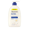 Aveeno Skin Relief Fragrance-Free Body Wash with Triple Oat® Complex, Gentle Daily Cleanser for Sensitive Skin Leaves Itchy, Dry Skin Feeling Soothed & Moisturized, 33 fl. oz