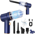 KMM Handheld Car Vacuum Cleaner, 9000Pa Vacuum Cleaner and Air Duster, 120W High Power Hand Held Vacuum with LED Light and Multi-Nozzles for Car, Home, Office, Pet
