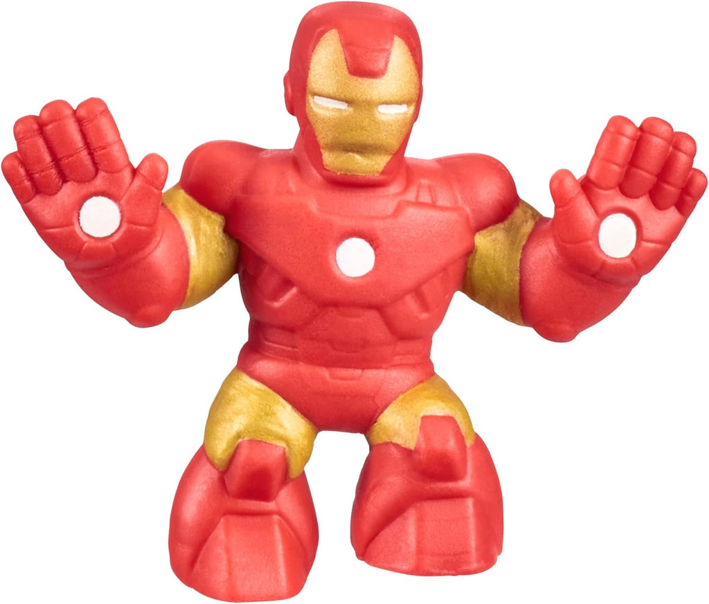 Heroes of Goo Jit Zu Marvel Mega Mini 6 Pack - Superhero Toys, Squishy, Stretchy, Gooey Mini Heroes - Ironman, Spider-Man, Captain America, Miles Morales, Hulk and Black Panther
