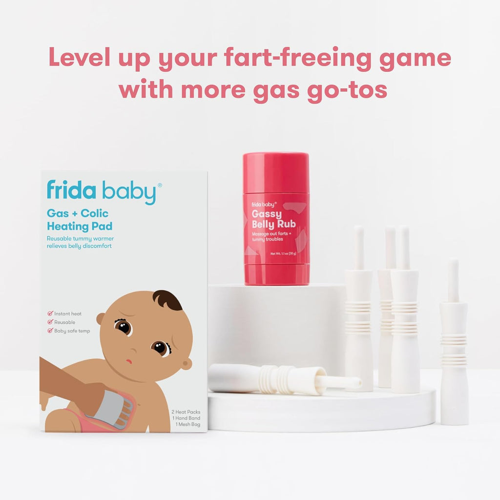 Frida Baby Windi Gas Passer, Baby Gas Relief, Made in USA, 100% Natural, Safe & Effective Instant Relief for Babies & Infants, 10ct