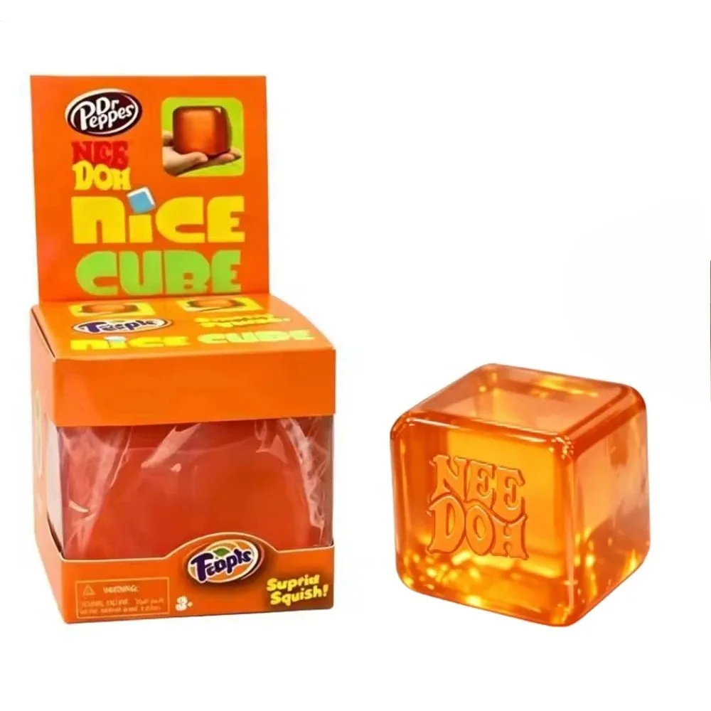 Nee doh Squeeze Blind Box Gift Supplies sensory toy, pinch and pressure reducing cube, squeeze able Fidget pressure reducing