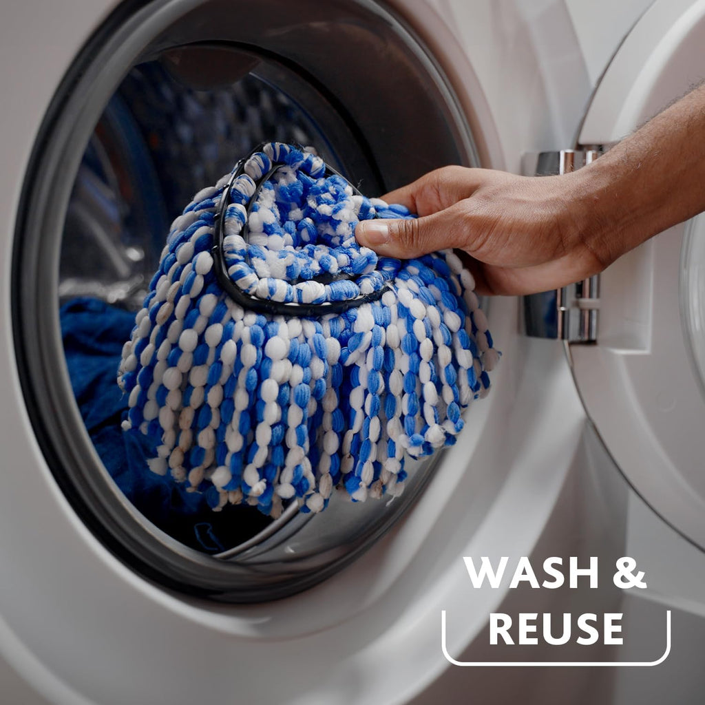 O-Cedar RinseClean Spin Mop & Bucket System | Clean with Water | Removes 99% of Bacteria