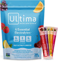 Ultima Replenisher Daily Electrolyte Powder – Original Variety Pack, 20 Stickpacks – Zero Sugar Hydration Packets with 6 Electrolytes and Minerals – Sugar Free, Plant Based & Keto Friendly Drink Mix