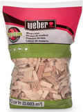 Weber Apple Wood Chips, 2 lb – Premium BBQ Smoking & Grilling Chips for Subtle, Sweet Apple Flavor – Ideal for Beef, Lamb, Poultry, Pork & Fish