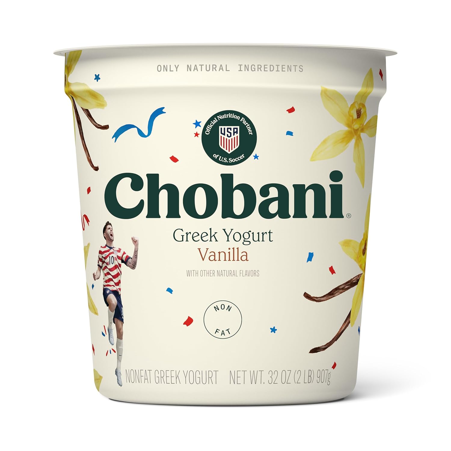 Chobani® Vanilla Blended Non-Fat Greek Yogurt 32oz