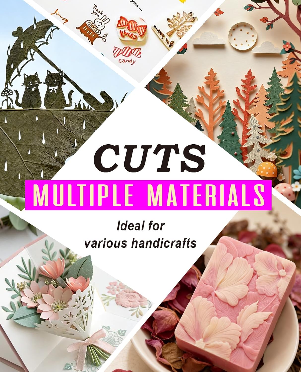 DIYSELF Craft Knife with 10 Extra #11 Blades, Precision Hobby Knife Set with Steel Ruler, Exacto Knife for Crafting, Polymer Clay, Pottery, Paper, Vinyl, Stencil & Model Making (Purple)