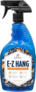 Roman’s E-Z Hang Peel & Stick Wallpaper Helper, Clear, Non-Staining, 32 Fluid Ounces
