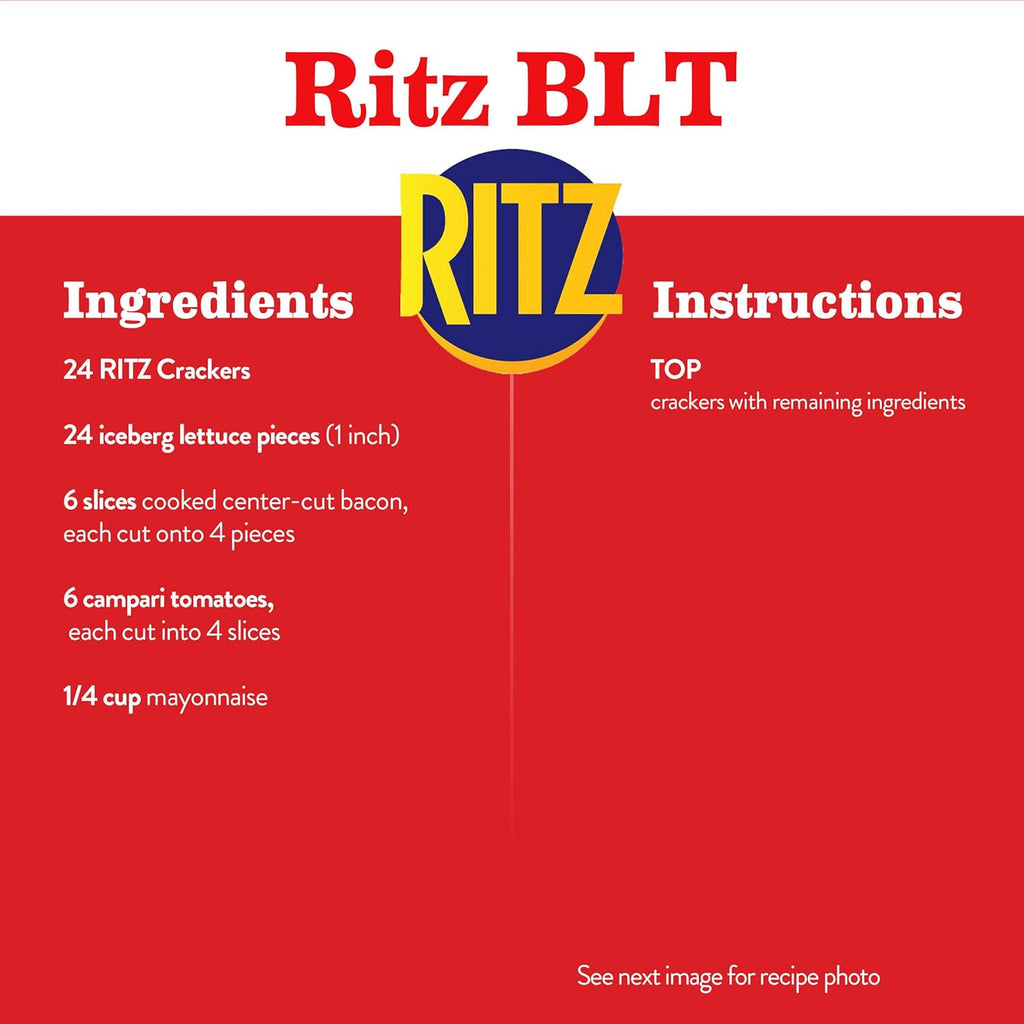 RITZ Fresh Stacks Original Crackers, Party Size, Travel Snacks, 23.7 oz (16 Multi Snack Packs)