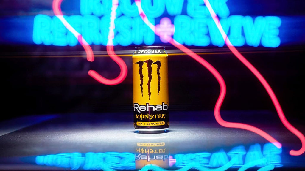 Monster Rehab Tea + Lemonade + Energy, Energy Drink 15.5 Ounce | Energy Iced Tea, Pack of 15