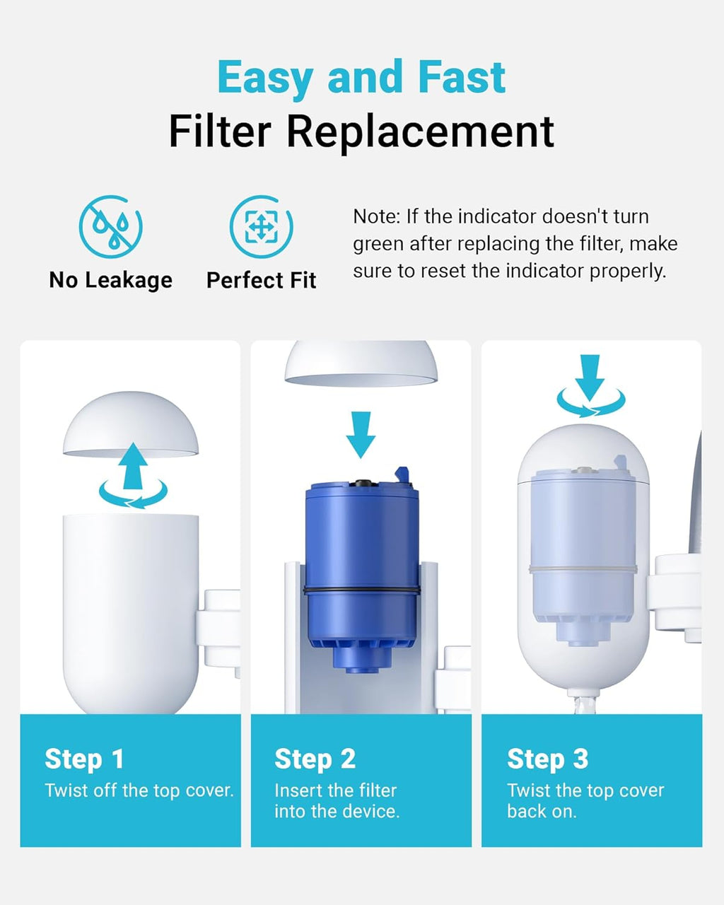 AQUA CREST CF08A Faucet Filter, Compatible with All PUR® Plus Water Filter, Replacement for PUR® Plus RF9999® Faucet Water Filter, NSF 42 Certified, 6-Month, 600-Gallon, 2 Pack, Packaging May Vary