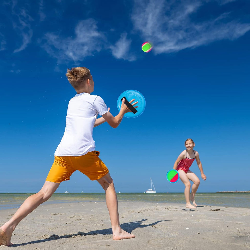 Ayeboovi Toss and Catch Ball Game Outdoor Toys for Kids Yard Games Beach Toys Outside Games for 3 4 5 6 7 8 9 10 Year Old Boys Girls (Upgraded)