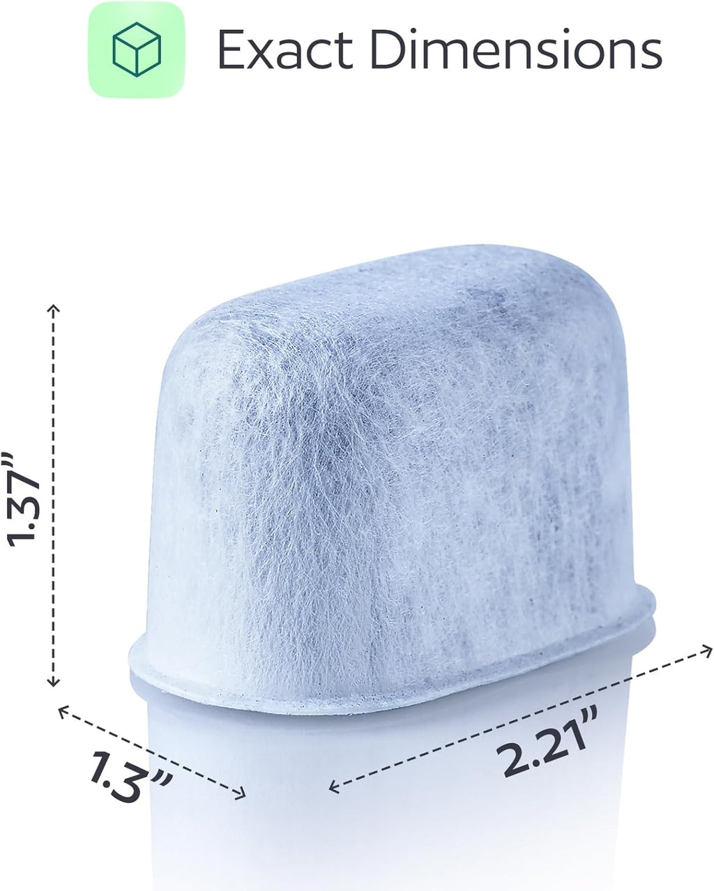 Keurig Filter Replacement - 12 Water Filters for Keurig K-Mini, K-Supreme, K-Slim, K-Express, K-Classic, K-Duo, K-Duo Hot & Iced, K-Elite, K-Select, K-Cafe, K-Compact, 2.0 and 1.0 Brewers