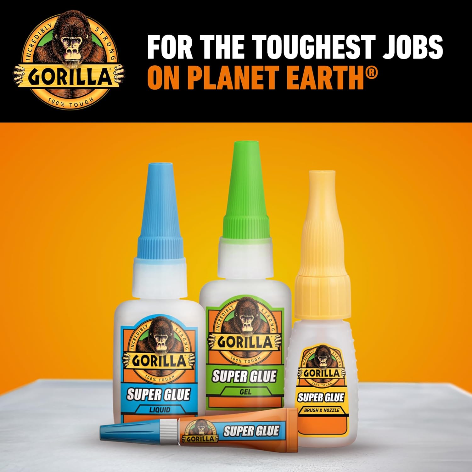 Gorilla Super Glue Gel XL, Clear 25g (Pack of 1) - Fast‑Setting, No‑Drip Control for Precise All‑Purpose Repairs