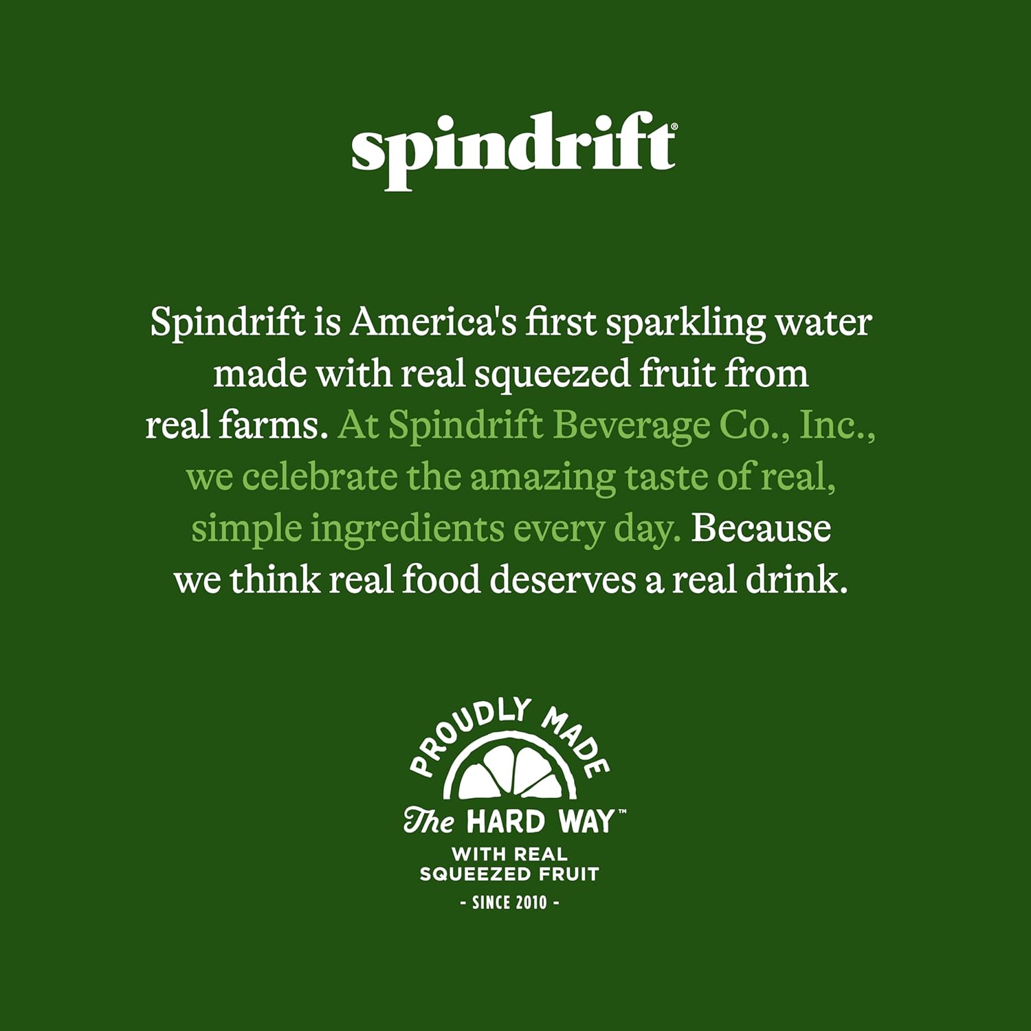 Spindrift Sparkling Water, Lemon Flavored, Made with Real Squeezed Fruit, 12 Fl Oz Cans, Pack of 24 (Only 3 Calories per Can)