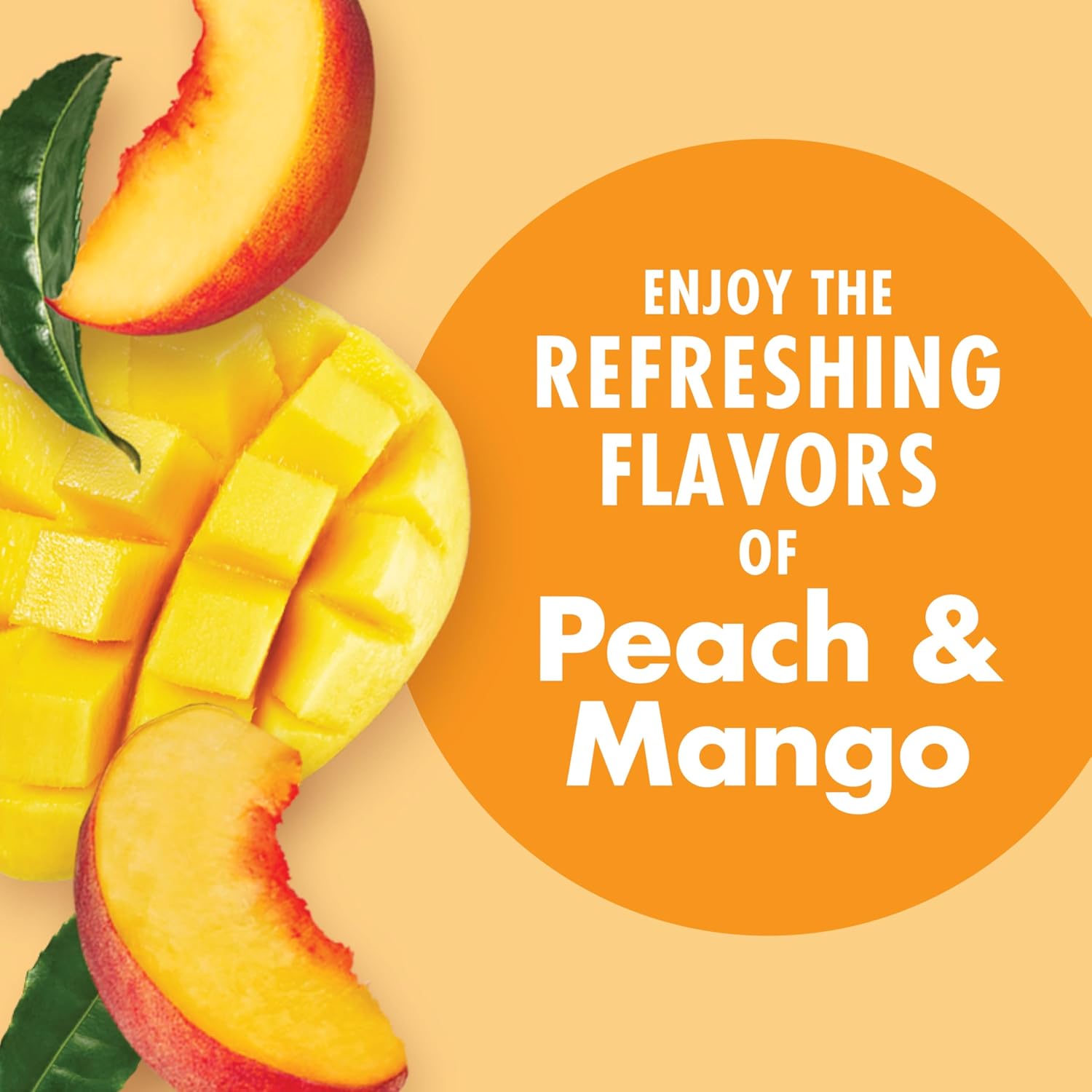 V8 Energy Peach Mango Energy Drink, 8 fl oz Can (24 Pack)