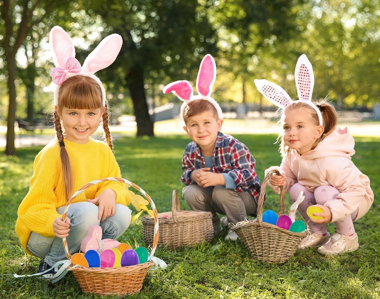 The Dreidel Company Fillable Easter Eggs 50-Pack with Hinge Bulk Colorful Bright Plastic Easter Eggs, Perfect for Easter Egg Hunt, Suprise Egg, Easter Hunt, 2.25" Assorted Colors (50-Pack)