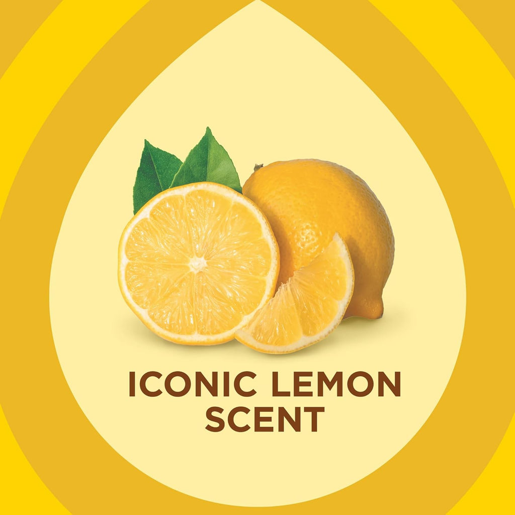 Pledge Enhancing Polish Spray, Wood Furniture & Stainless Steel Polish, Remove Dust and Fingerprints, Fast Shine and Protect, Prevent Scratches & Knicks - Lemon Scent, 9.7oz, Pack of 3