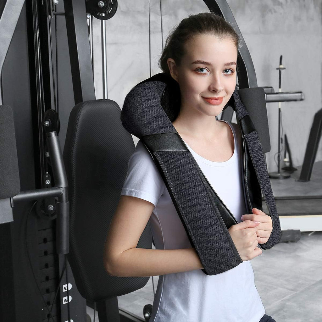 Mirakel Mothers Day Gifts for Mom Wife Women, Neck Massager for Pain Relief Deep Tissue, Electric Shiatsu Shoulder & Back Massager with Heat, Fathers Day Dad Gifts for Husband Men (NOT Cordless)