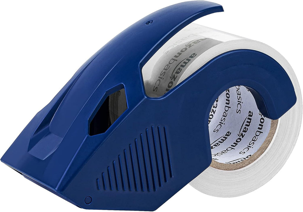 Amazon Basics Heavy Duty Packaging Tape with Dispenser for Shipping, Sealing Boxes, Moving and Storing, 1.88" x 22.2 yds, 6-Pack, 4.33 x 2.64 x 2.36 in