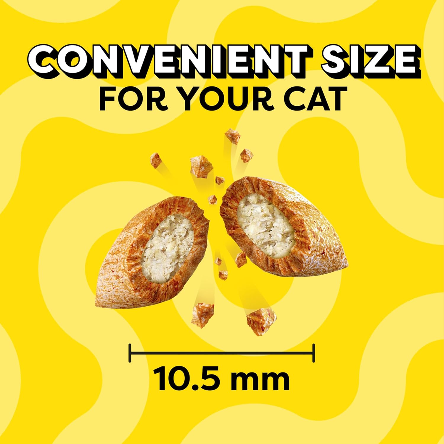 Temptations Cat Treats MixUps Surfer's Delight, Tuna, Shrimp, Salmon Flavor, Crunchy and Soft Cat Treats, 16 oz. Tub