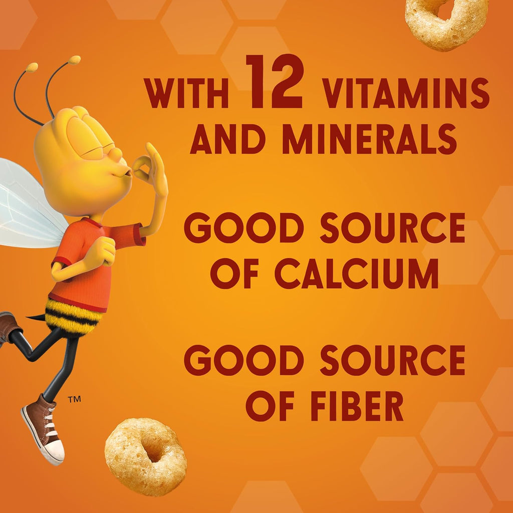 Honey Nut Cheerios, Heart Healthy Gluten Free Breakfast Cereal with Whole Grain Oats, Giant Size, 27.2 oz
