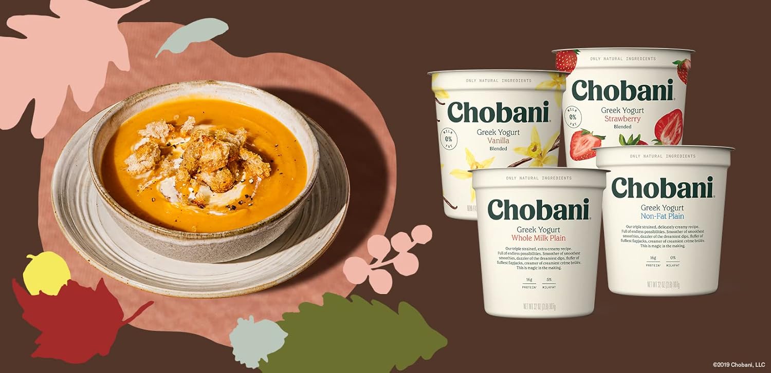 Chobani® Vanilla Blended Non-Fat Greek Yogurt 32oz