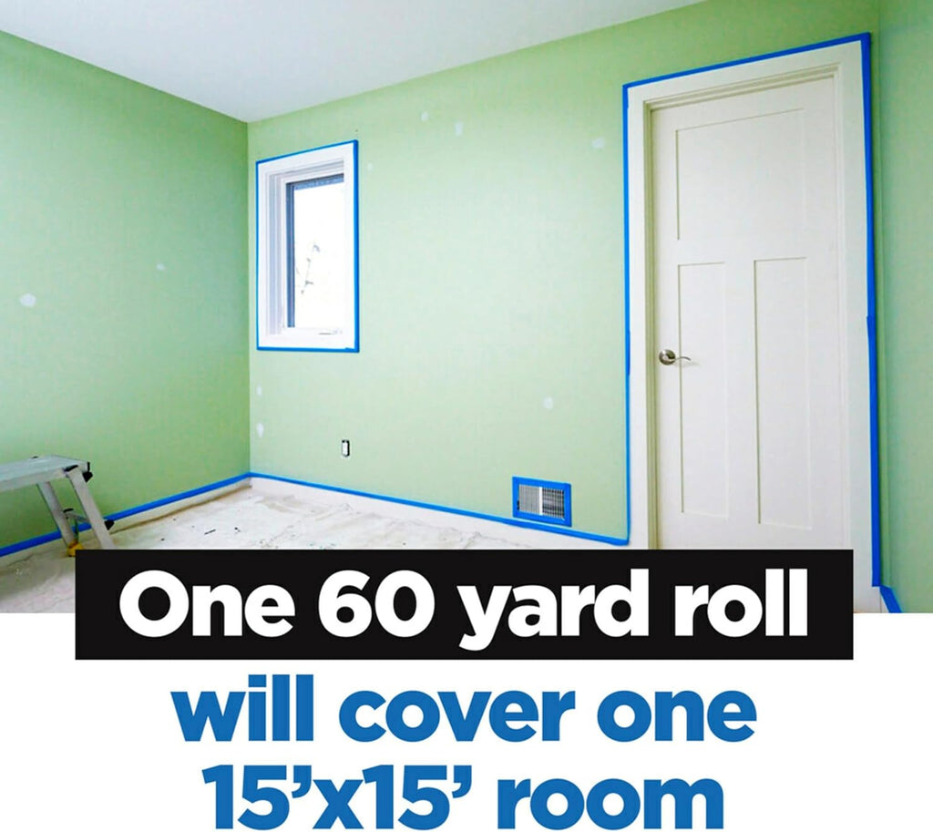 ScotchBlue Original Multi-Surface Painters Tape, 1 Inch Wide (0.94 In. x 60 Yds), 6 Rolls, Blue Paint Tape Protects Surfaces and Removes Easily, Masking Tapes for Indoor and Outdoor Use (2090-24EP6)