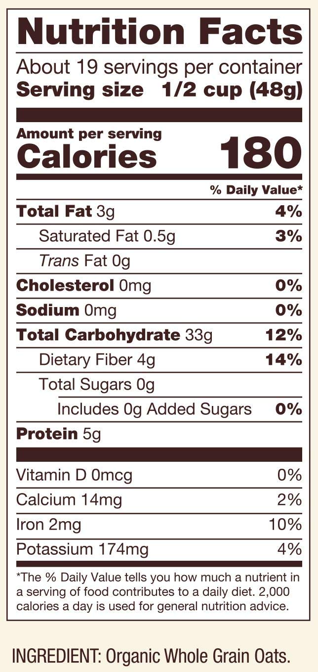 Bob's Red Mill Organic Extra Thick Rolled Oats, 32oz (Pack of 4) - Non GMO, Whole Grain, Vegan, Kosher