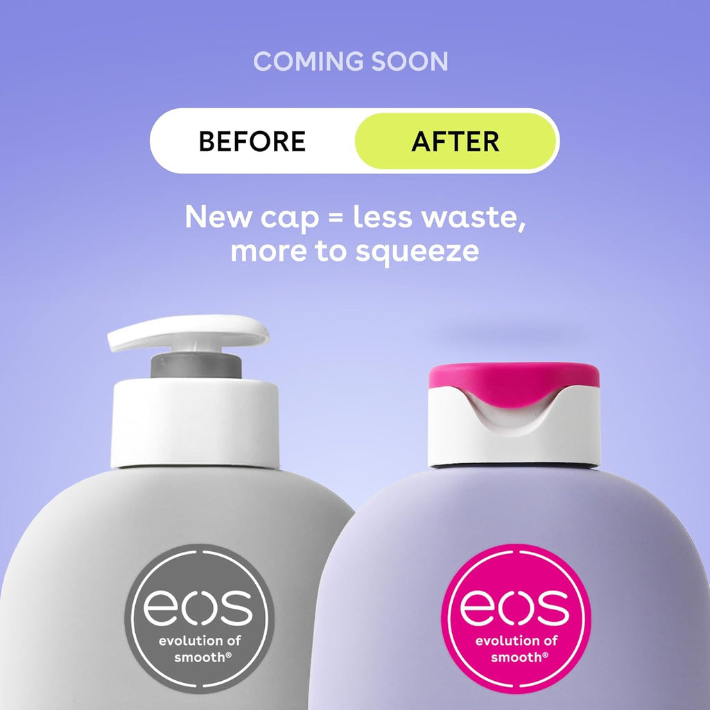 eos Shea Better Body Lotion Vanilla Cashmere, 24-Hour Moisture Skin Care, Lightweight & Non-Greasy, Natural Shea, Vegan, Vanilla Body Lotion, 16 fl oz